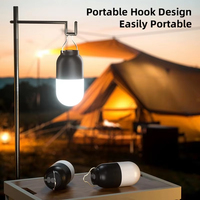 Lampe suspendue pour tente portable et rechargeable par USB, autre équipement de camping extérieur, lampe de camping d'urgence