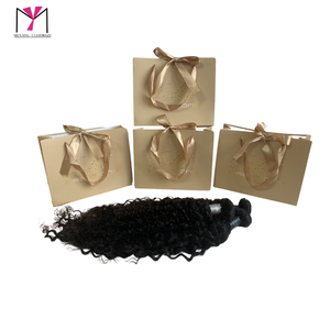 Sacs en papier personnalisés MUYANG avec logo imprimé, recyclés, brillants, holographiques, dorés, roses, violets, avec nœud papillon et poignée - Product Image 2