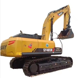 Excavatrice sur chenilles SANY 485H d'occasion, grande machine de construction d'origine chinoise, 48,5 tonnes, modèle mini d'occasion, moteur, pompe - Product Image 1