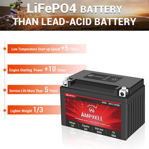 Produits phares : Batterie au lithium de démarrage AMPXELL 12V 5Ah 64Wh CA300A pour moto et motoneige - Product Image 2