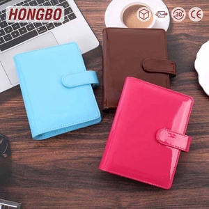 Hongbo - Agenda Planificadora A6 con Anillas Doradas <span class=keywords><strong>Grandes</strong></span> de 9 Colores, Cubierta Super Lisa, Encuadernación Económica, con Panel Frontal Personalizable - Product Image 1