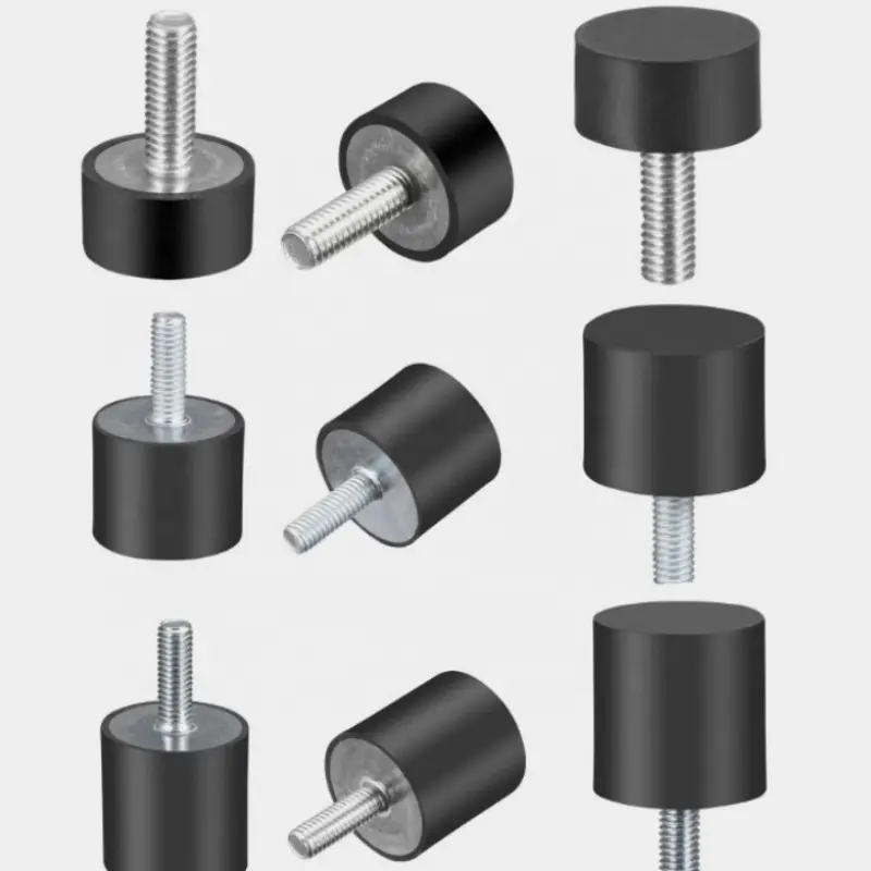 M6 männlich weiblich zylindrischer Gummi isolator Anti vibrations halterungen Hersteller