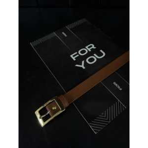 Cinturón Fopi delgado para mujer con hebilla cuadrada de cobre, estilo casual para vestido, camisa, chaqueta, pantalón - Product Image 3