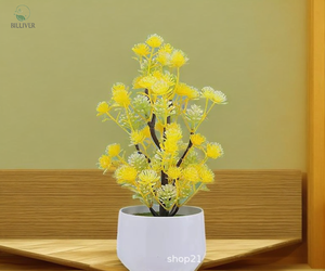 Plantas realistas Topiary Pine Tree Decoración artificial Plantas y flores artificiales para la decoración del banquete de boda Flores artificiales - Product Image 6