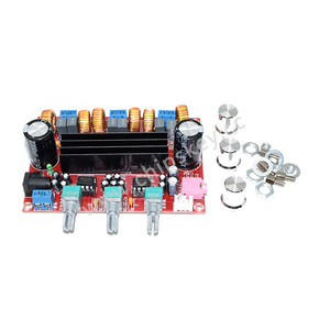 DC12V-24V 2X50W + 100W TPA3116 2.1 Kênh Bộ Khuếch Đại Âm Thanh Kỹ Thuật Số Bảng Mạch Loa Siêu Trầm TPA3116D2 Bộ Khuếch Đại Loa Xh-m139 - Product Image 1