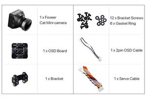 Caméra Hot Foxeer Mini 3 1200TVL Starlight 0.00001Lux à faible latence et faible bruit pour drone de course RC HS1259 - Product Image 5