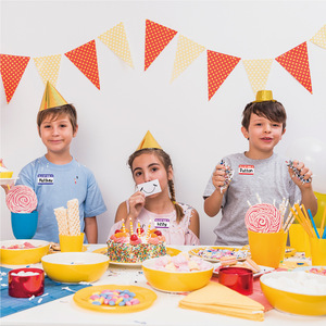 สติกเกอร์ป้ายกำกับสำหรับงานปาร์ตี้สำหรับเด็กแผ่นสติกเกอร์สวัสดีชื่อของฉันคือสติกเกอร์ตกแต่งรูปสัตว์สำหรับโรงเรียนสำนักงานบ้าน - Product Image 6