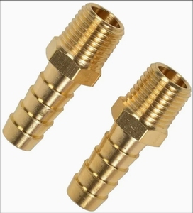 Conectores de Manguera de Latón y Acero Inoxidable con Rosca Macho BSP NPT, Accesorios de Conexión para Mangueras - Product Image 3