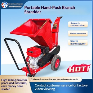 Trituradora de Jardín Portátil Manual para Madera, Paja y Ramas, Pequeña Trituradora de Ramitas para el Hogar - Product Image 1