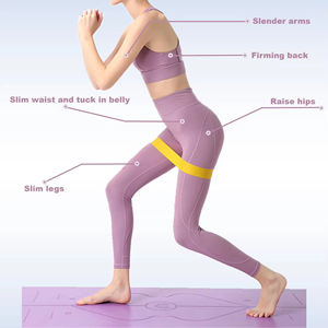 Bandes de résistance professionnelles sans latex, bandes élastiques pour l'entraînement des femmes ou des hommes, ensemble de bandes d'exercice pour la physiothérapie - Product Image 4