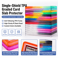 Protection antichoc en TPU à paillettes dégradées pour cartes gradées PSA – Étui de collection anti-chute – 16 couleurs