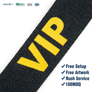 Factory Wholesale Polyester Lanyard Silk Screen Printing Lanyard With Free Attachment Custom Size &amp; Color Logo For Promotions