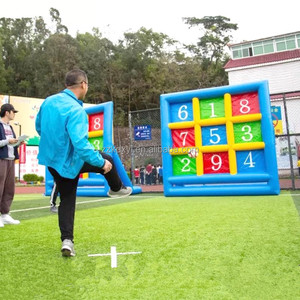 Inflatable Parent child Nine grid Football