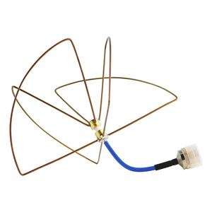 เสาอากาศกำลังสูง 100W สำหรับโดรนรูปใบโคลเวอร์สี่แฉก 850-1000Mhz สายเคเบิลกึ่งยืดหยุ่น Rg141 หัวต่อแบบ N Male 9dbi IP65 แบบขันสกรู HX-A529 800- - Product Image 1