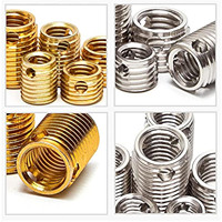 Stainless Steel Three Holes Wire Thread Protectors Self-tapping Thread Inserts Screw Sleeve