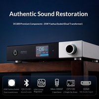 BRZHIFI DAC-DC600 Decodificador de Audio Digital a Analógico Multifunción, Compatible con Decodificador de Audio Óptico Coaxial HiFi sin Pérdidas