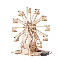 Amazon Hot Selling Riemens cheibe Riesenrad STEM Holz Lernspiel zeug Konstruktion