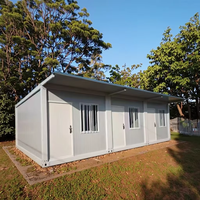 Maison conteneur préfabriquée contemporaine de luxe Conception de paquet plat modulaire détachable portable pour le salon et le bureau