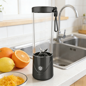 Blender à fruits 550ML USB Rechargeable Sans fil Portable Petits appareils de cuisine Mini presse-agrumes Smoothie Milkshake Maker - Product Image 1