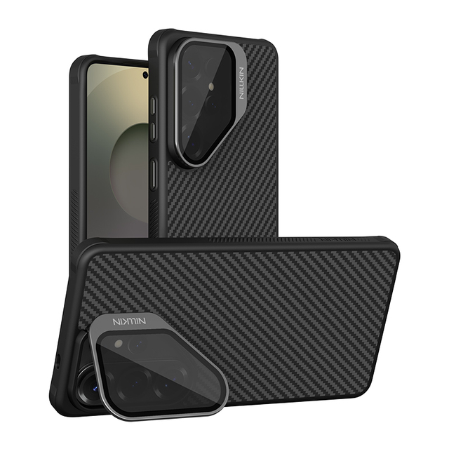 Nillkin Business  Carbon Fiber Wireless Charging Aramid Fiber Magnetic Case for Samsung S25 Ultra