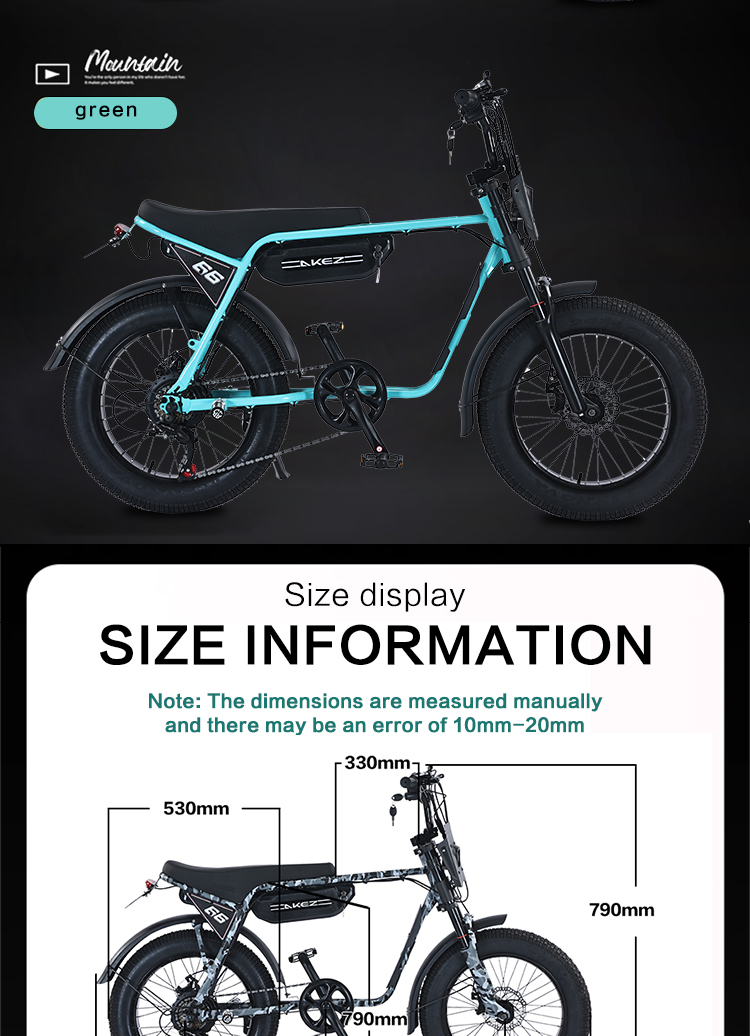 Super Ebike ZX Z1 Z ZG Miami 73 Adventure Bicycle 52 Volt