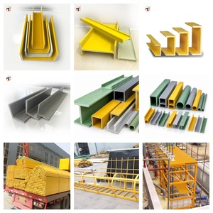 Matériaux de construction de haute qualité avec profilés structurels en fibre de verre pultrudée FRP pour <span class=keywords><strong>serre</strong></span> - Product Image 2