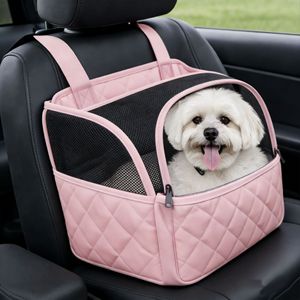 Siège auto pour chien et chat durable, léger et imperméable avec design pliable à 4 roues, transporteur portable pour animaux de compagnie - Product Image 3