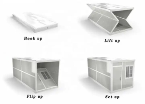 Toilettes mobiles modernes en conteneur, préfabriquées, modulaires, pliables, pour l'extérieur - Product Image 3