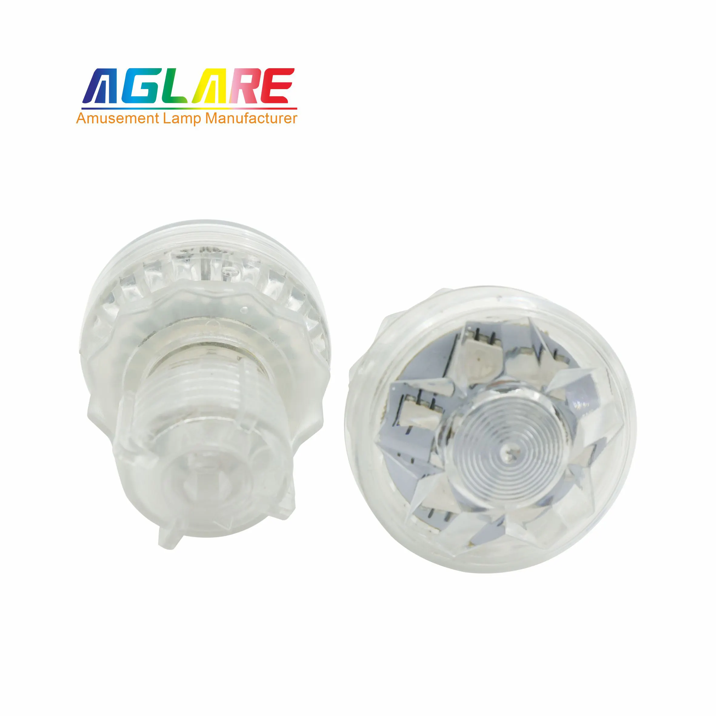 Aglare Automatic 24V Led Light Star Cover Fairground Rgb Carnaval Light Fun Amusement Ride Cabochon Lights