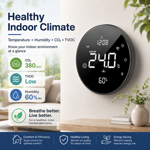 Thermostat intelligent numérique Wi-Fi à contrôle de température direct usine pour Villa, Salle de bain, Hôtel, Maison - Product Image 1