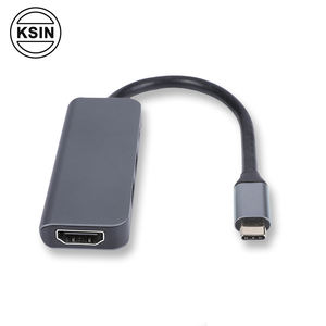 Многофункциональный <span class=keywords><strong>4</strong></span> в 1Usb-C концентратор для macbook <span class=keywords><strong>pro</strong></span> HDMI-совместимый <span class=keywords><strong>4</strong></span>-портовый док-станция концентратор - Product Image 4