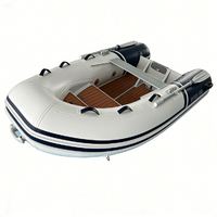 Bateau pneumatique semi-rigide (RHIB/RIB) de 10,5 pieds pour 5 personnes avec compartiment de proépilote, idéal pour le divertissement extérieur de luxe – Fabrication OEM/ODM en Chine