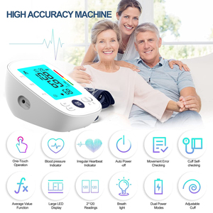 Tensiomètre Automatique Domestique à Grande Capacité de Mémoire, Pression à une Touche pour Patients Hypertendus, Alimentation Électrique - Product Image 4