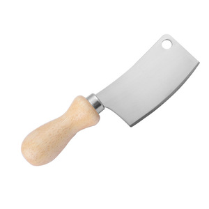 Mini Kitchen Knife Stainless Steel Oak Handle Multi Purpose For Fruit Butter Cheese 3.9 In Blade High Polish Finish - Product Image 2