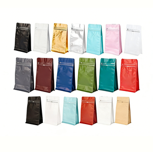 Bolsas de Embalaje para Granos de Café de 250g y 500g con Fondo Plano y Cierre Ziplock, Bolsas Vacías para Almacenamiento de Té con Válvula de Aire, Disponibles en Stock - Product Image 3