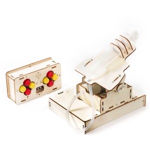 Modèle de jouet de tourelle de char en bois rotatif OKYN-G5648, kit de montage DIY pour enfants, cadeau - Product Image 2