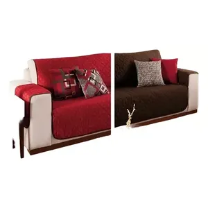 Dammar Wine/Coffee Loveseat protettore Vianney repellente - Product Image 4