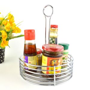 Nhiều Loại Giá Đỡ/Giá Đỡ Gia Vị-Chrome Caddy Organizer-Dành Cho Tất Cả Các Mặt Bàn Của Gia Đình & Nhà Bếp & Nhà Hàng & Dã Ngoại - Product Image 4