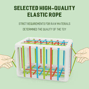 Cube de tri de formes Montessori pour bébés de 6 à 12 mois, blocs colorés, motricité fine, apprentissage précoce, jouet éducatif, cadeau - Product Image 3