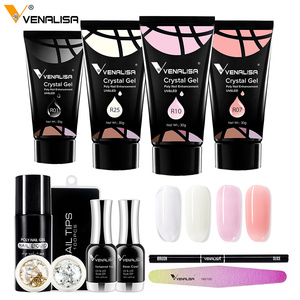 Kit Completo de <span class=keywords><strong>Uñas</strong></span> Venalisa Gel Para Extensión Esmalte de <span class=keywords><strong>Uñas</strong></span> de Gel de Polietileno Semipermanente Set de Gel UV Kit de Manicura Acrílica - Product Image 1