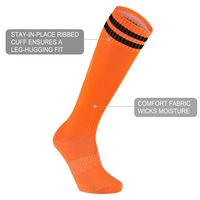 Vente en gros Chaussettes de course à compression Chaussettes professionnelles fines respirantes Chaussettes personnalisées Chaussettes de football longues et antidérapantes pour le sport