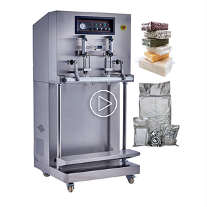 Machine d'emballage externe sous vide électrique automatique commerciale DZQ600L 600MM 10-50KG haute précision avec injection d'azote pour sachets - Product Image 1