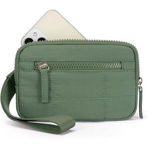 Nouveau Portefeuille Mini pour Femmes, Style Coréen Mignon, en Nylon Matelassé avec Fermeture Éclair, Sac Téléphone Portable Portable pour Filles, Vente en Gros - Product Image 6
