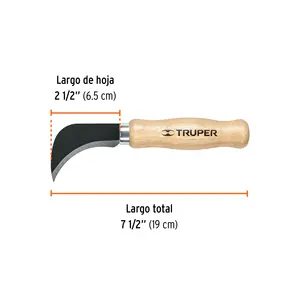 Cuchillo para Linóleo BOX 6 de 7-1/2 Pulgadas, TRUPER - Product Image 3