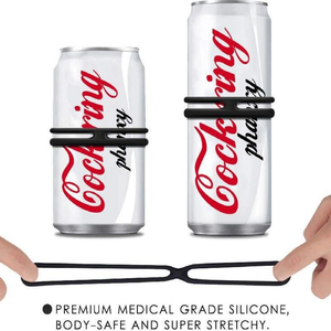 男性ダブルリングロックマッパーリングダブルコンドームリング男性用セクシャルヘルスケア家電男性マスターベーター - Product Image 3