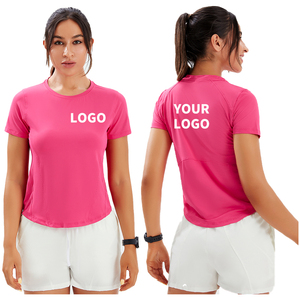 T-Shirt Gym Jerseys Fitness Trainer Running Female Tshirts Breathable Sportswear <strong>Class</strong> Service Quick Dry Women'S Tee-Shirt 2132 - Product Image 2