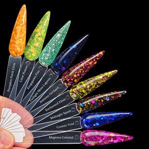 Polvere Acrilica Glitterata Resistente all'Usura, Fiocchi Scintillanti di Varie Dimensioni, Lavorazione Fine, Fornitura B2B, OEM ODM, Consegna Rapida - Product Image 5