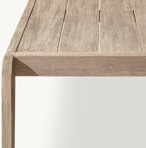 Luxury Design Outdoor Beach Furniture All Weather Avila Teak Rectangular Coffee Tables - Product Image 3