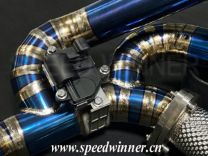 Cabezales de silenciador de sistema de escape de titanio SpeedWinner para Porsche 997,2 3,8 T 2011-2012 <span class=keywords><strong>Carrera</strong></span> S 911 997,1 3.6L 2005-2009 en GT3 - Product Image 3