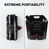 Équipement de stockage d'eau, stockage portable, grand sac à eau, adapté au camping quotidien. Fabriqué avec des matériaux sûrs, sans BPA.